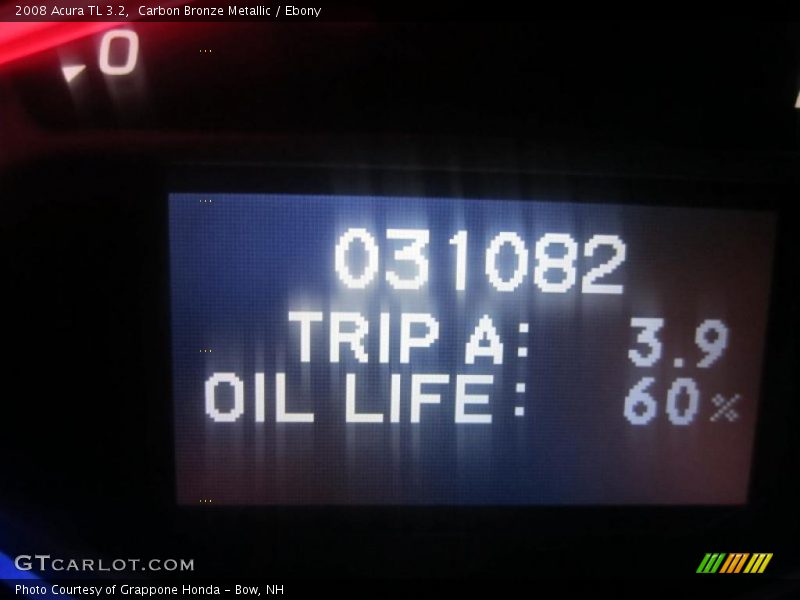 Carbon Bronze Metallic / Ebony 2008 Acura TL 3.2