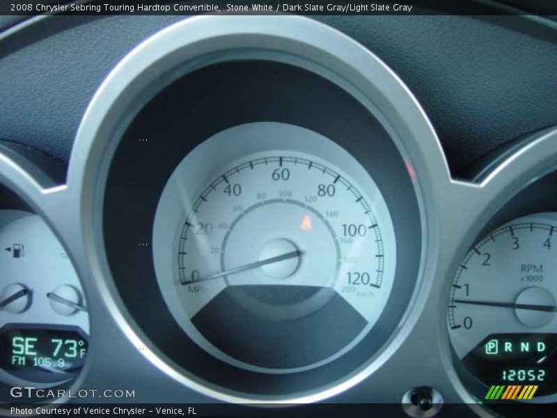 Stone White / Dark Slate Gray/Light Slate Gray 2008 Chrysler Sebring Touring Hardtop Convertible