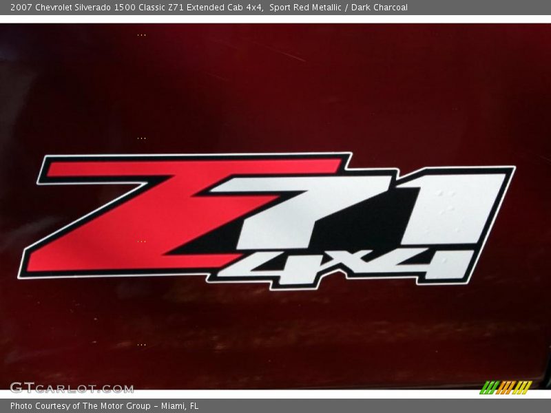 Sport Red Metallic / Dark Charcoal 2007 Chevrolet Silverado 1500 Classic Z71 Extended Cab 4x4