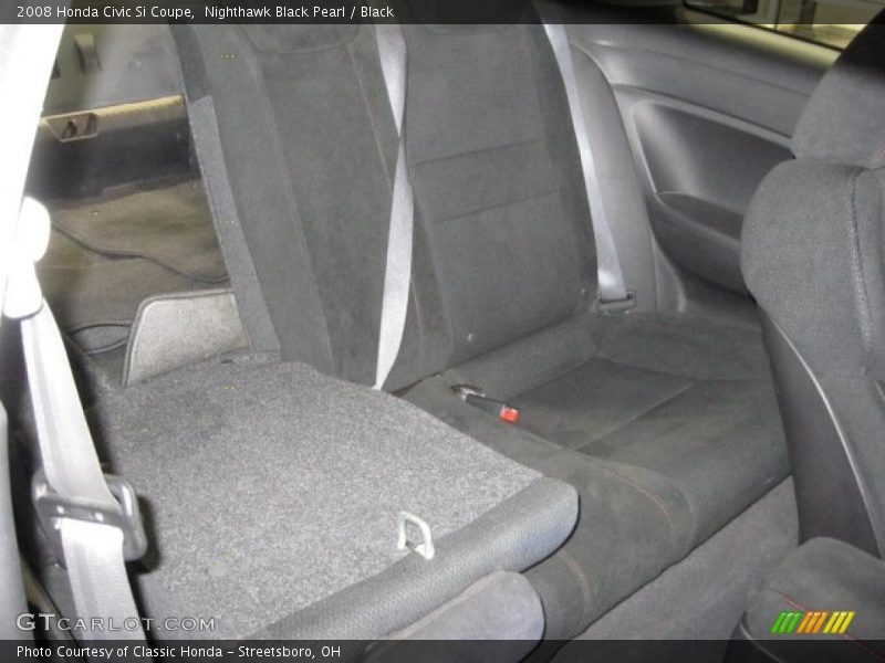 Nighthawk Black Pearl / Black 2008 Honda Civic Si Coupe