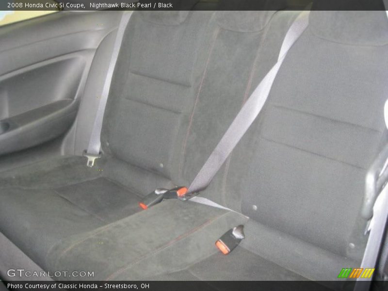Nighthawk Black Pearl / Black 2008 Honda Civic Si Coupe