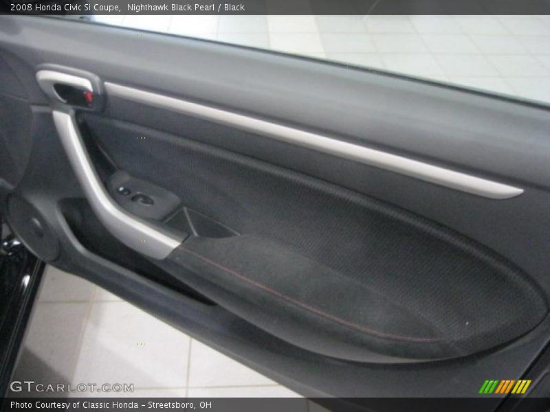 Nighthawk Black Pearl / Black 2008 Honda Civic Si Coupe