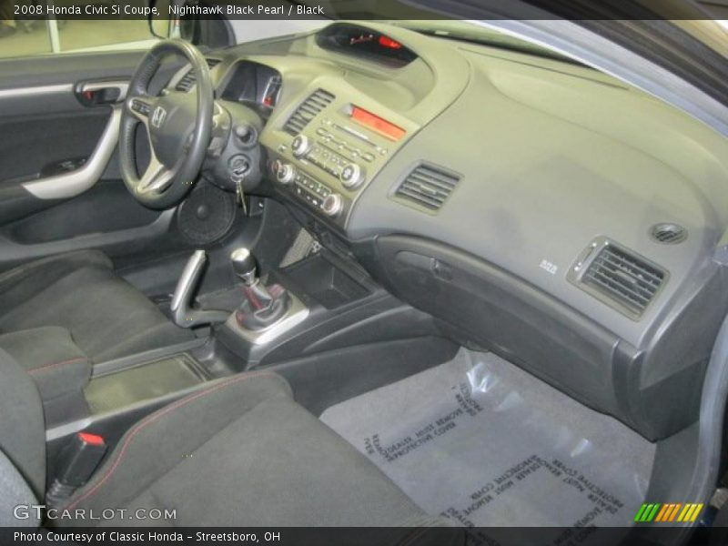  2008 Civic Si Coupe Black Interior