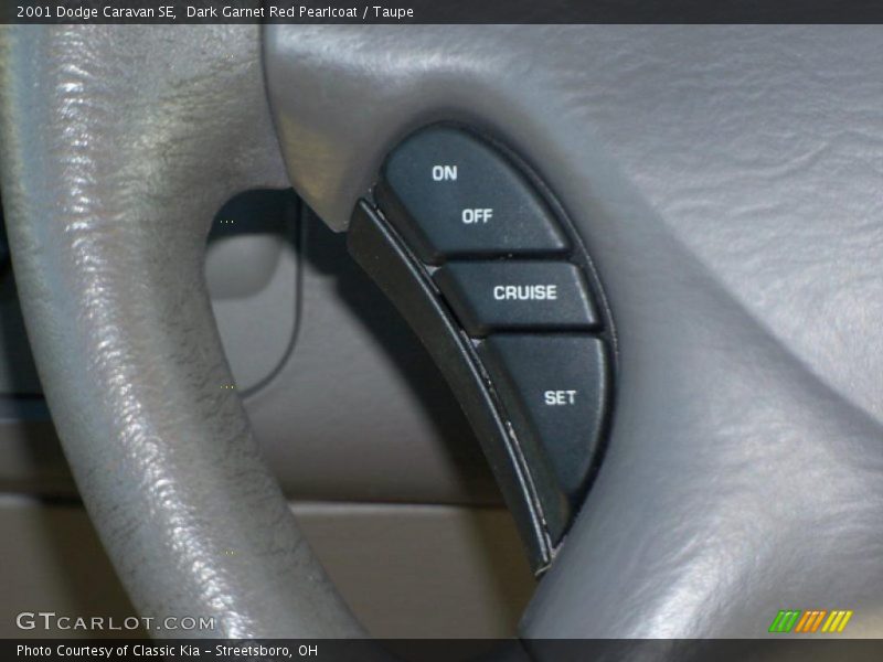 Dark Garnet Red Pearlcoat / Taupe 2001 Dodge Caravan SE