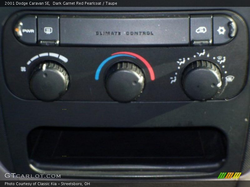 Controls of 2001 Caravan SE