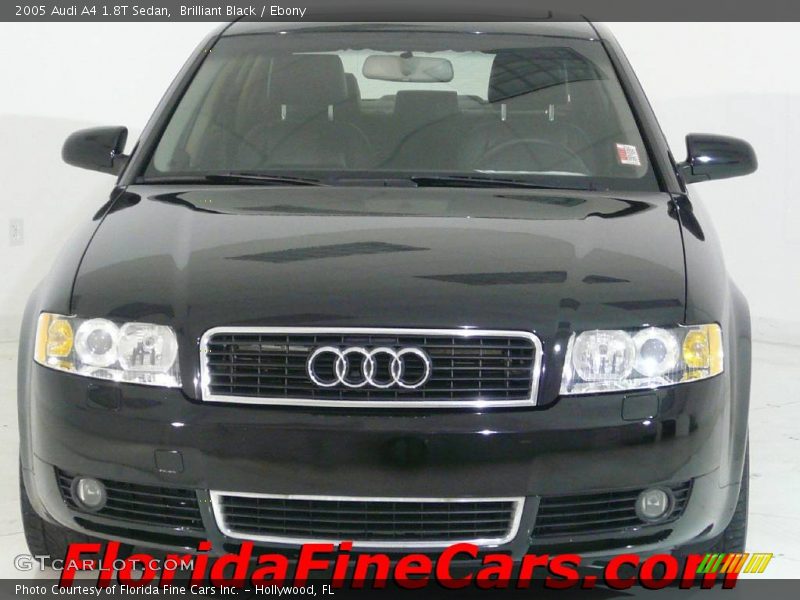 Brilliant Black / Ebony 2005 Audi A4 1.8T Sedan