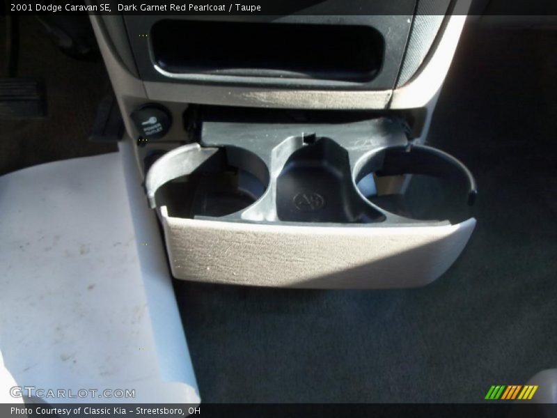 Dark Garnet Red Pearlcoat / Taupe 2001 Dodge Caravan SE