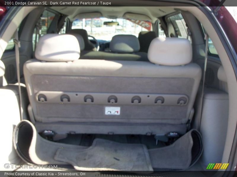 Dark Garnet Red Pearlcoat / Taupe 2001 Dodge Caravan SE