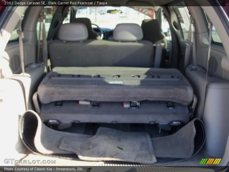 Dark Garnet Red Pearlcoat / Taupe 2001 Dodge Caravan SE