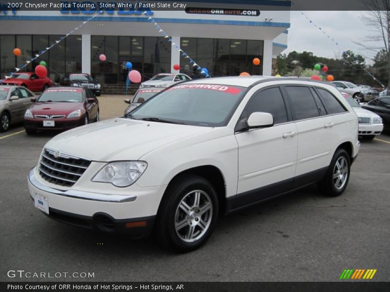 Stone White / Pastel Slate Gray 2007 Chrysler Pacifica Touring