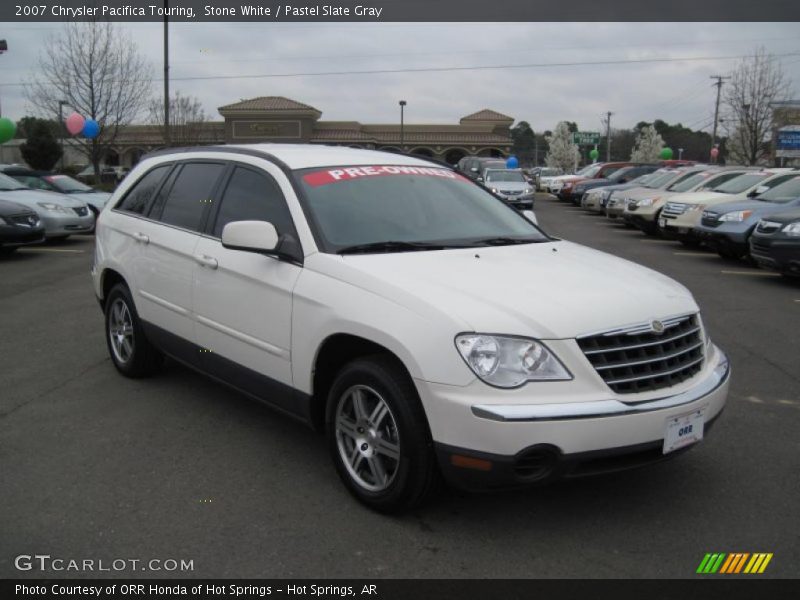 Stone White / Pastel Slate Gray 2007 Chrysler Pacifica Touring