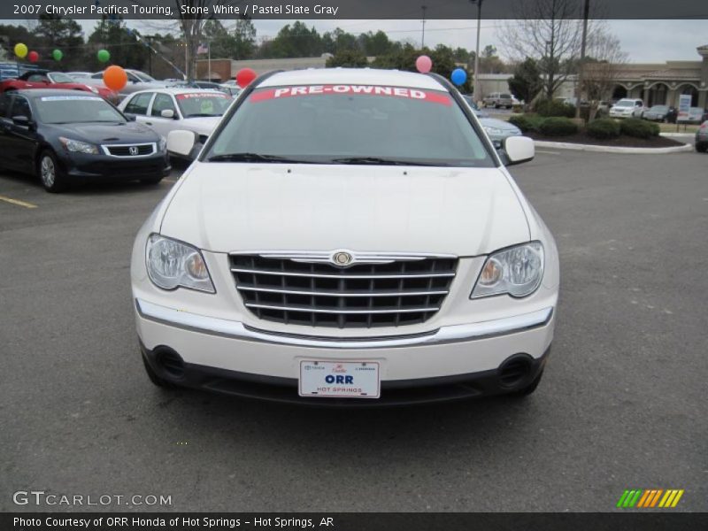 Stone White / Pastel Slate Gray 2007 Chrysler Pacifica Touring