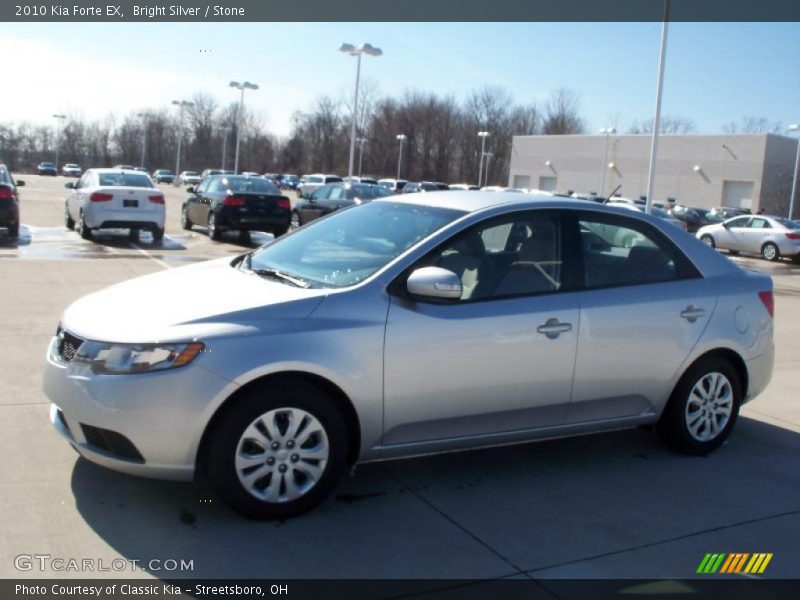 Bright Silver / Stone 2010 Kia Forte EX