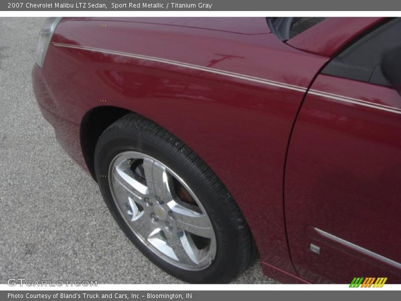 Sport Red Metallic / Titanium Gray 2007 Chevrolet Malibu LTZ Sedan