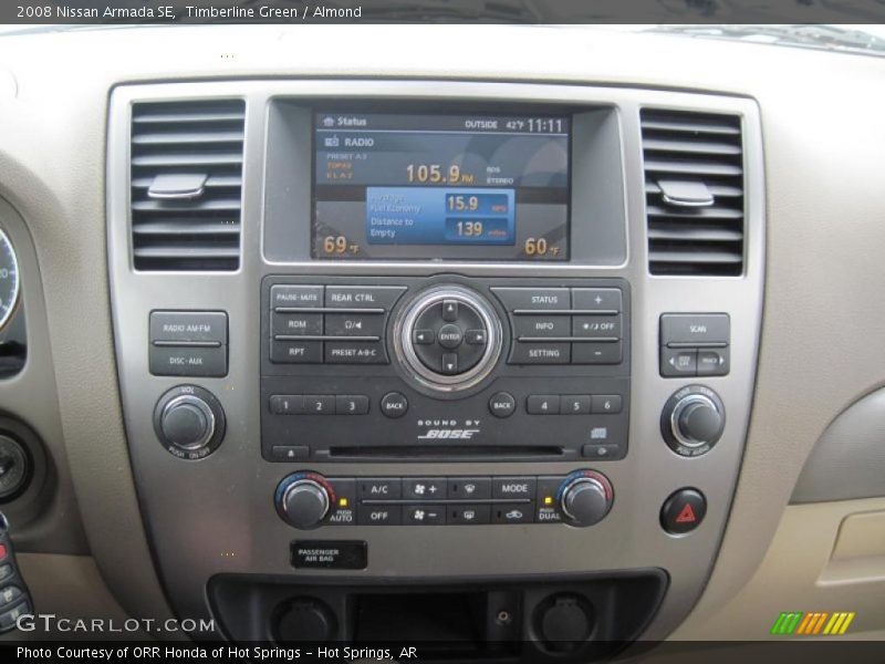Timberline Green / Almond 2008 Nissan Armada SE