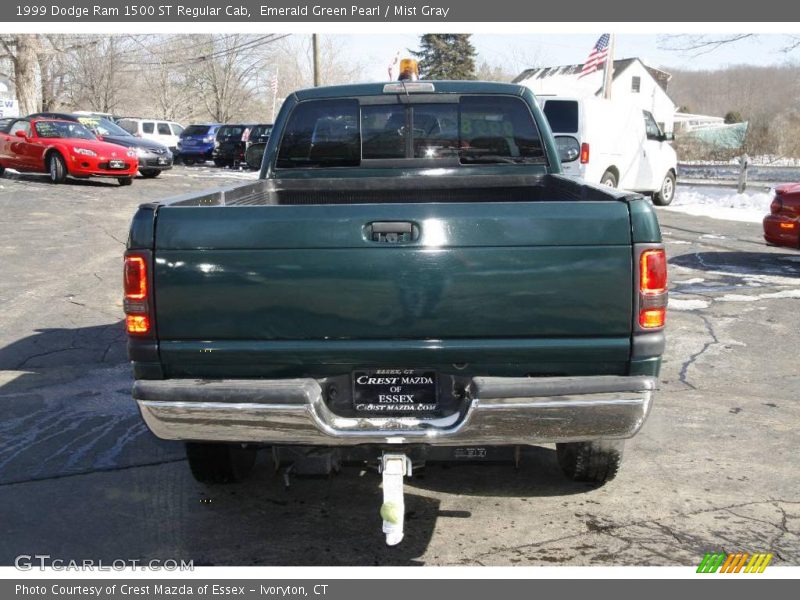 Emerald Green Pearl / Mist Gray 1999 Dodge Ram 1500 ST Regular Cab