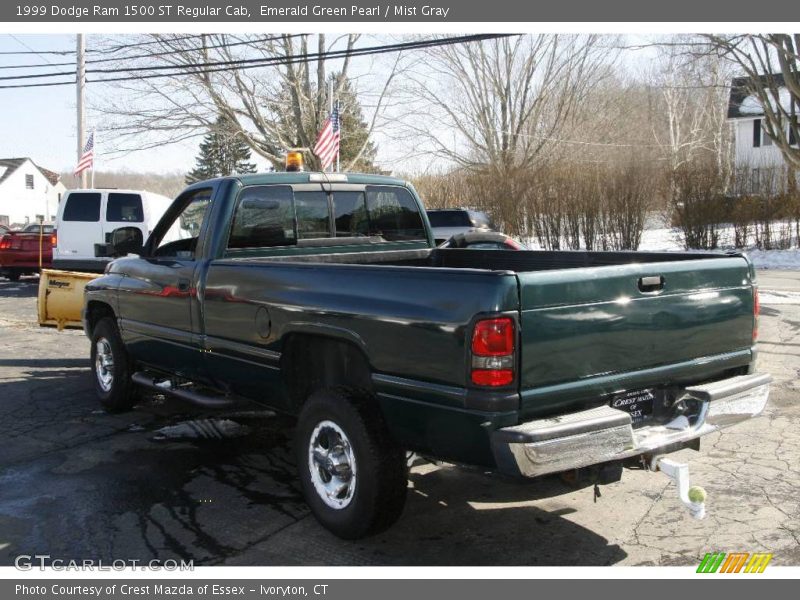 Emerald Green Pearl / Mist Gray 1999 Dodge Ram 1500 ST Regular Cab