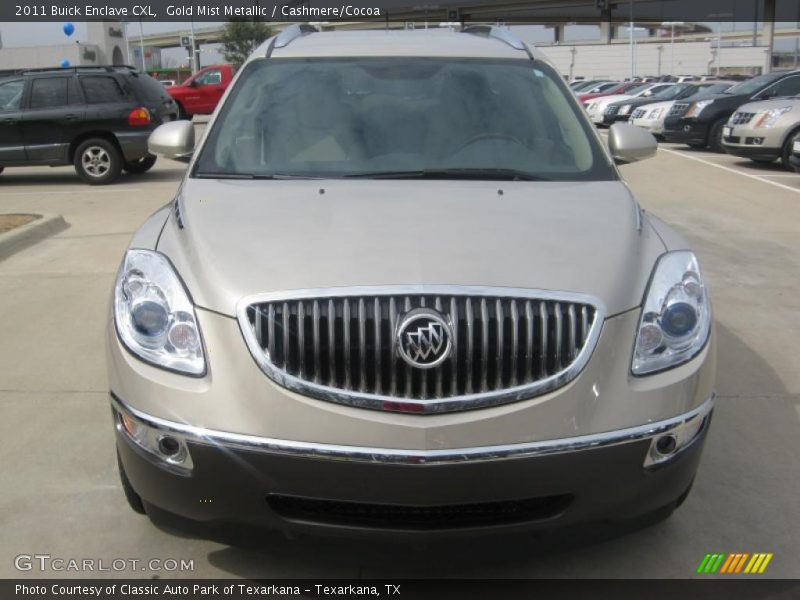 Gold Mist Metallic / Cashmere/Cocoa 2011 Buick Enclave CXL