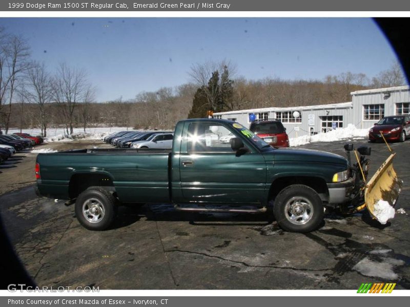 Emerald Green Pearl / Mist Gray 1999 Dodge Ram 1500 ST Regular Cab