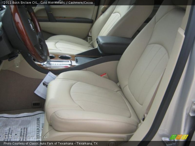 Gold Mist Metallic / Cashmere/Cocoa 2011 Buick Enclave CXL