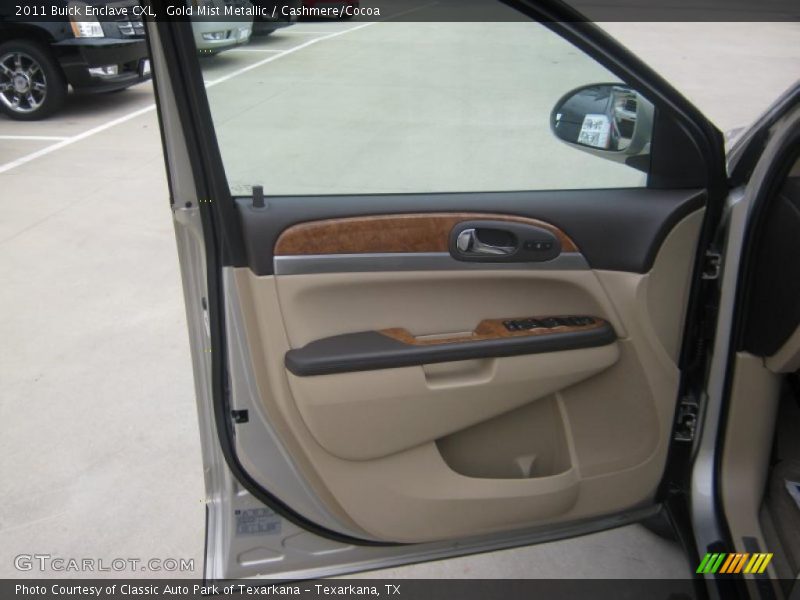 Gold Mist Metallic / Cashmere/Cocoa 2011 Buick Enclave CXL