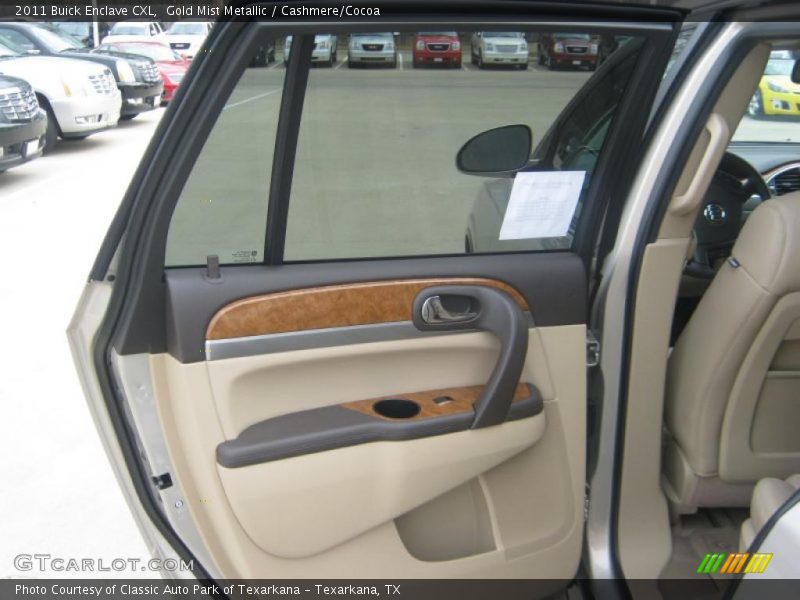 Gold Mist Metallic / Cashmere/Cocoa 2011 Buick Enclave CXL