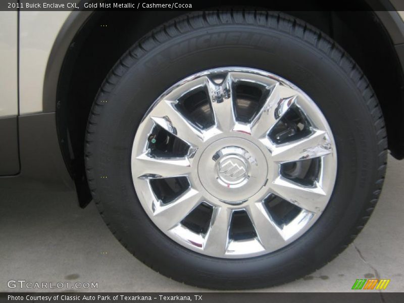 Gold Mist Metallic / Cashmere/Cocoa 2011 Buick Enclave CXL