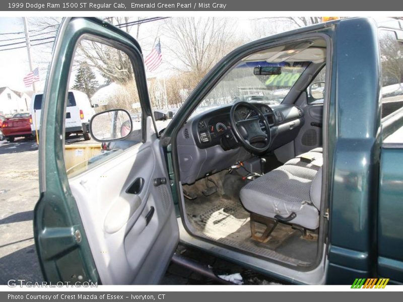 Emerald Green Pearl / Mist Gray 1999 Dodge Ram 1500 ST Regular Cab