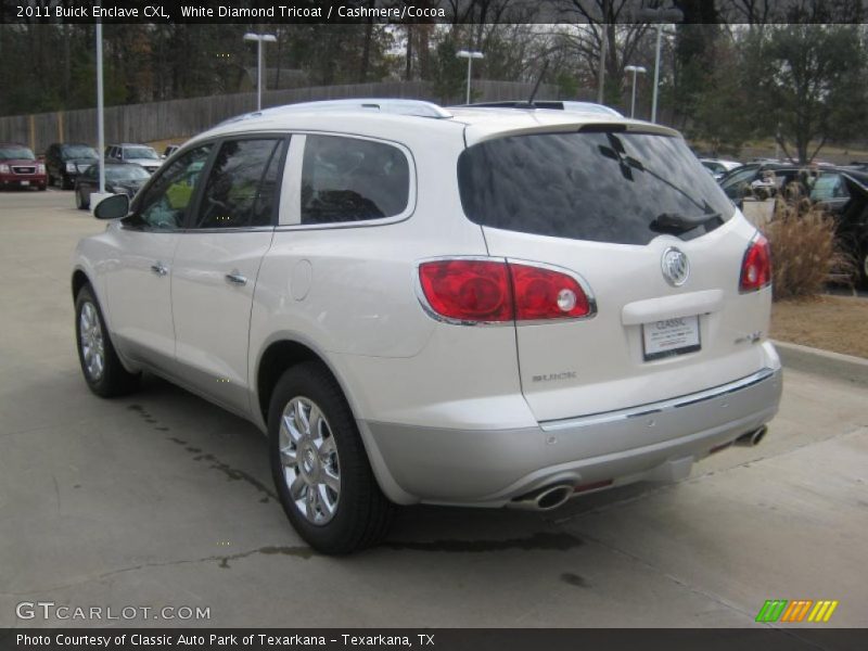 White Diamond Tricoat / Cashmere/Cocoa 2011 Buick Enclave CXL