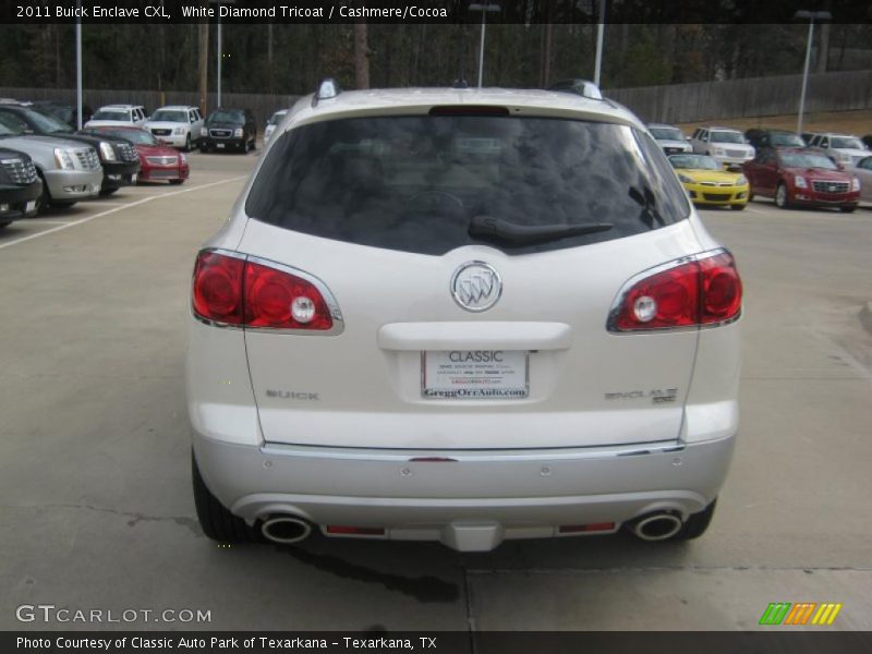 White Diamond Tricoat / Cashmere/Cocoa 2011 Buick Enclave CXL