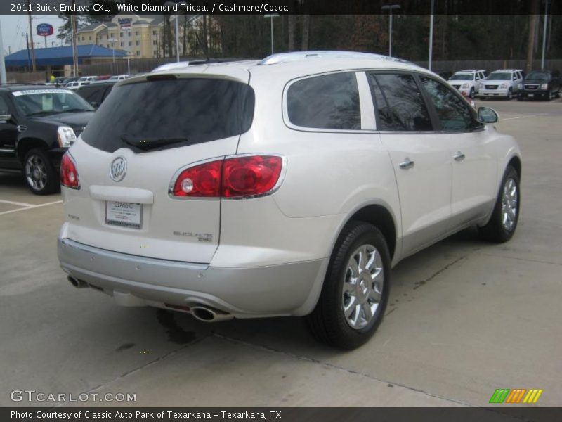 White Diamond Tricoat / Cashmere/Cocoa 2011 Buick Enclave CXL
