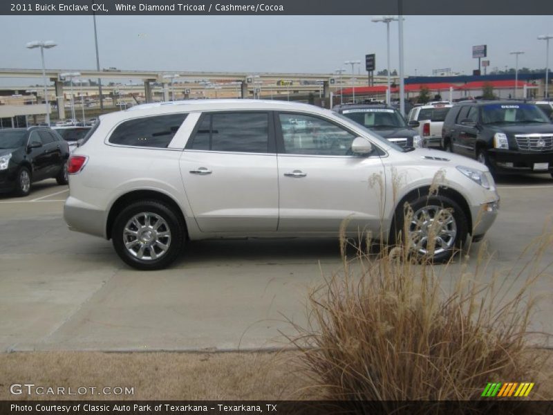 White Diamond Tricoat / Cashmere/Cocoa 2011 Buick Enclave CXL