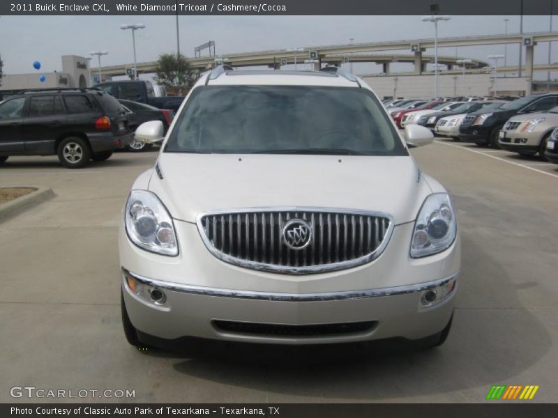 White Diamond Tricoat / Cashmere/Cocoa 2011 Buick Enclave CXL