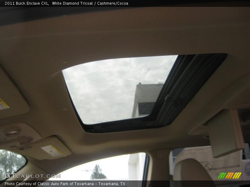 White Diamond Tricoat / Cashmere/Cocoa 2011 Buick Enclave CXL