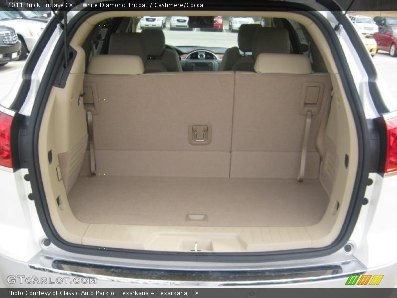 White Diamond Tricoat / Cashmere/Cocoa 2011 Buick Enclave CXL