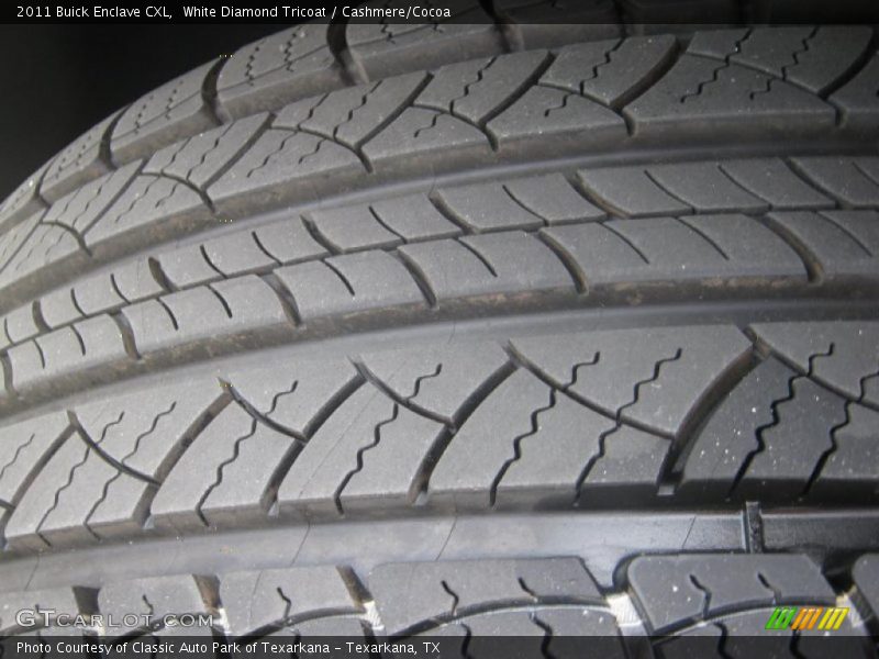 White Diamond Tricoat / Cashmere/Cocoa 2011 Buick Enclave CXL