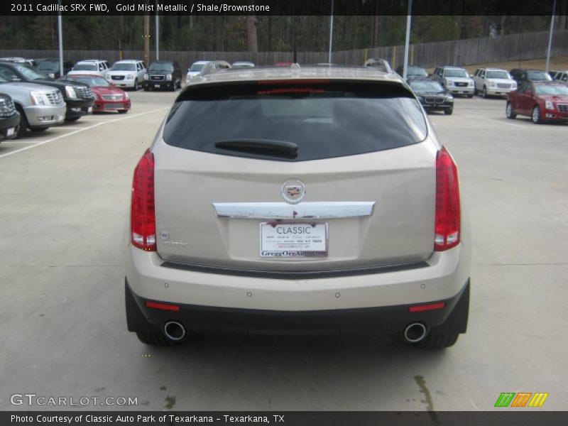 Gold Mist Metallic / Shale/Brownstone 2011 Cadillac SRX FWD