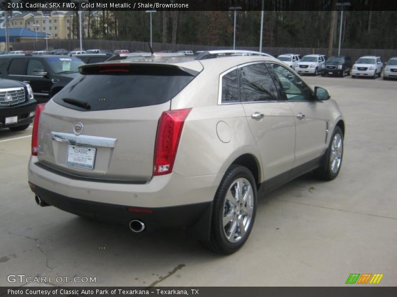  2011 SRX FWD Gold Mist Metallic