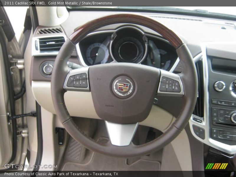 Gold Mist Metallic / Shale/Brownstone 2011 Cadillac SRX FWD