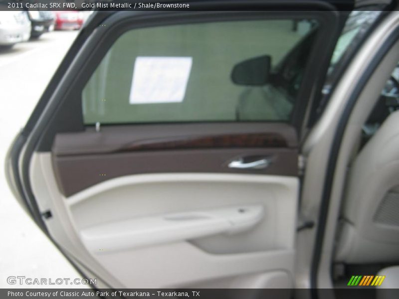 Gold Mist Metallic / Shale/Brownstone 2011 Cadillac SRX FWD