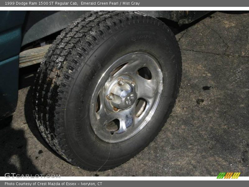 Emerald Green Pearl / Mist Gray 1999 Dodge Ram 1500 ST Regular Cab