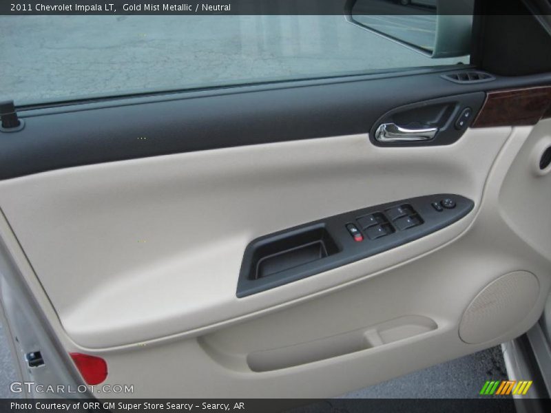 Gold Mist Metallic / Neutral 2011 Chevrolet Impala LT