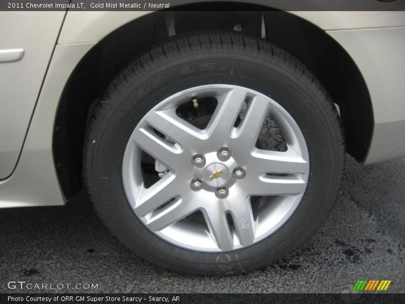 Gold Mist Metallic / Neutral 2011 Chevrolet Impala LT