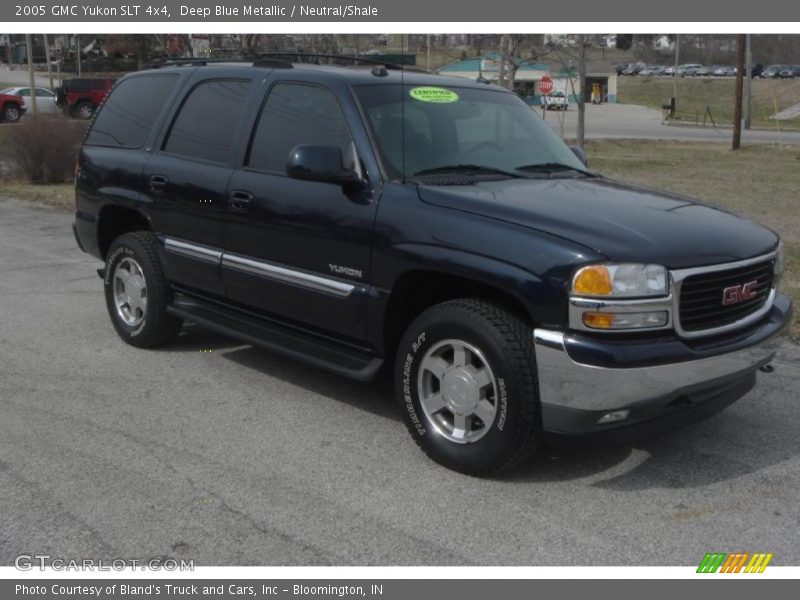 Deep Blue Metallic / Neutral/Shale 2005 GMC Yukon SLT 4x4