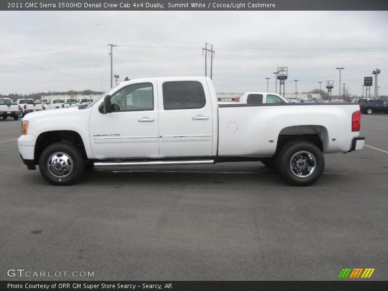  2011 Sierra 3500HD Denali Crew Cab 4x4 Dually Summit White