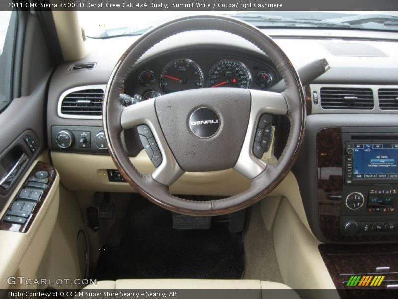  2011 Sierra 3500HD Denali Crew Cab 4x4 Dually Steering Wheel