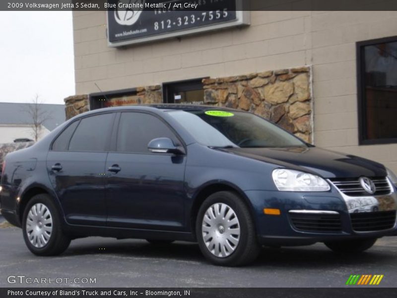 Blue Graphite Metallic / Art Grey 2009 Volkswagen Jetta S Sedan