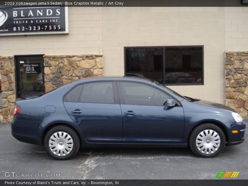 Blue Graphite Metallic / Art Grey 2009 Volkswagen Jetta S Sedan