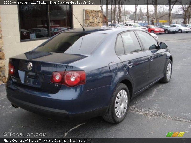 Blue Graphite Metallic / Art Grey 2009 Volkswagen Jetta S Sedan
