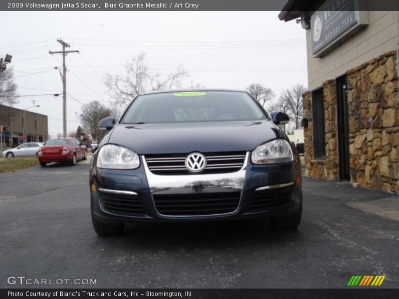 Blue Graphite Metallic / Art Grey 2009 Volkswagen Jetta S Sedan